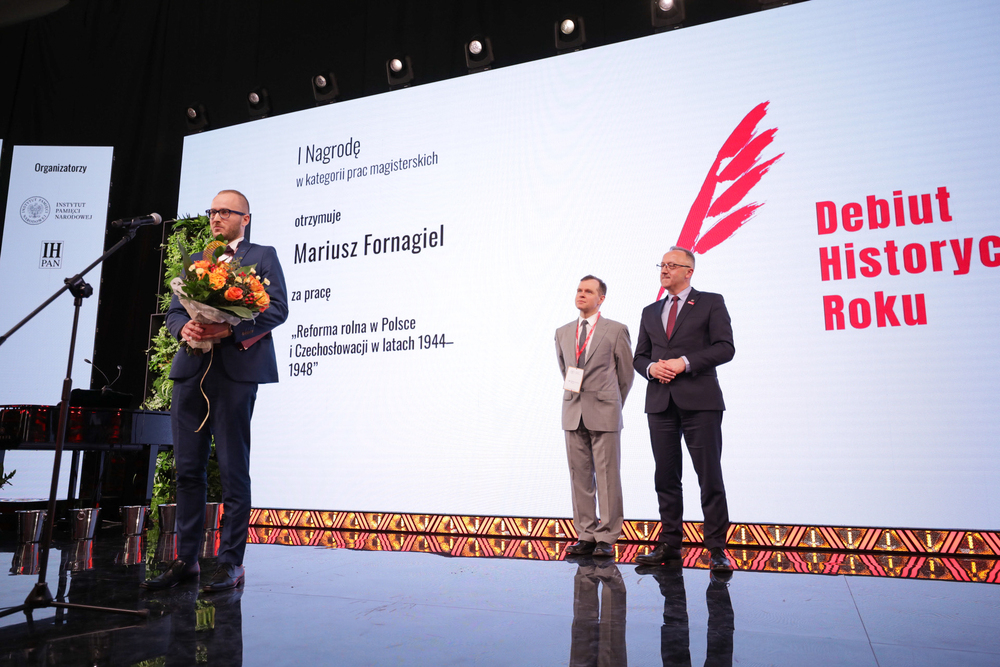 Finał konkursu „Najlepszy Debiut Historyczny Roku w zakresie historii najnowszej” – Warszawa 14 kwietnia 2023. Fot. Mikołaj Bujak (IPN)