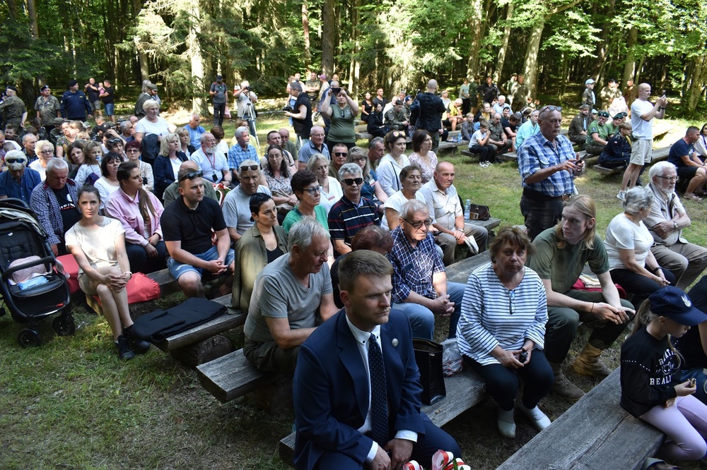 Wykus 2024 – uroczystości upamiętniające świętokrzyskich partyzantów. Fot. Dariusz Skrzyniarz (IPN)
