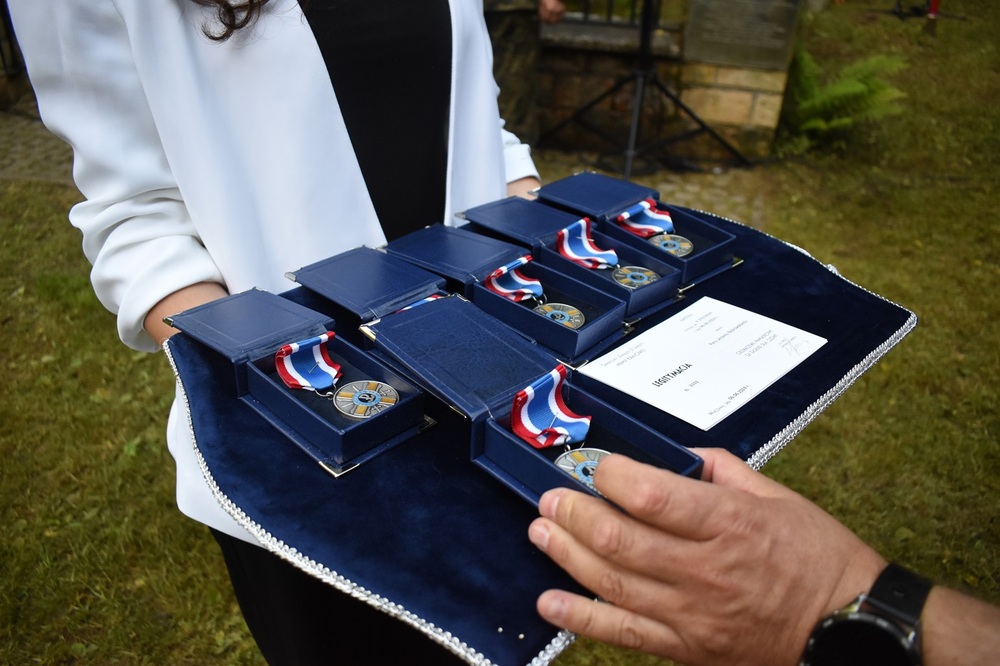 Wykus 2024 – uroczystości upamiętniające świętokrzyskich partyzantów. Fot. Dariusz Skrzyniarz (IPN)