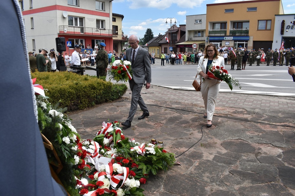 Upamiętnienie świętokrzyskich partyzantów w Wąchocku