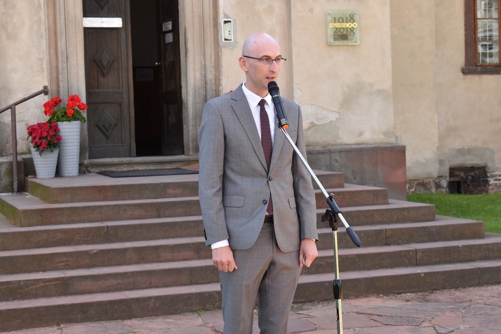 Upamiętnienie świętokrzyskich partyzantów w Wąchocku