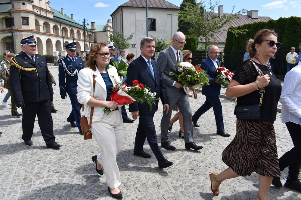 Upamiętnienie świętokrzyskich partyzantów w Wąchocku