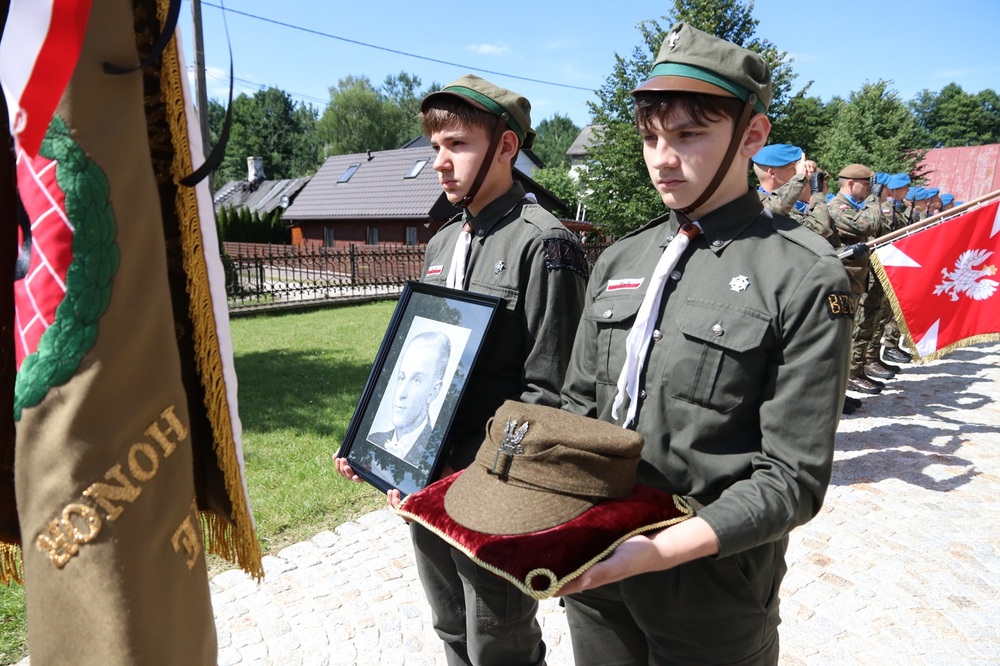 Uroczystości pogrzebowe Ryszarda Chrzanowskiego, żołnierza ZWZ-AK oraz Delegatury Sił Zbrojnych