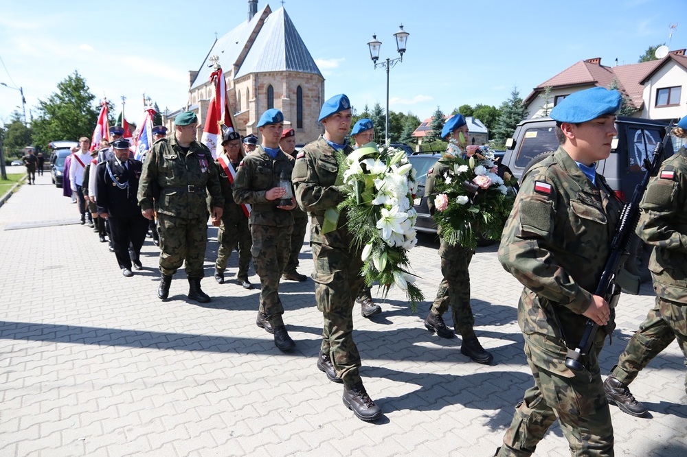 Uroczystości pogrzebowe Ryszarda Chrzanowskiego, żołnierza ZWZ-AK oraz Delegatury Sił Zbrojnych