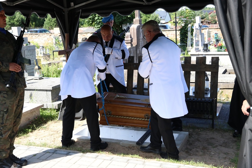 Uroczystości pogrzebowe Ryszarda Chrzanowskiego, żołnierza ZWZ-AK oraz Delegatury Sił Zbrojnych