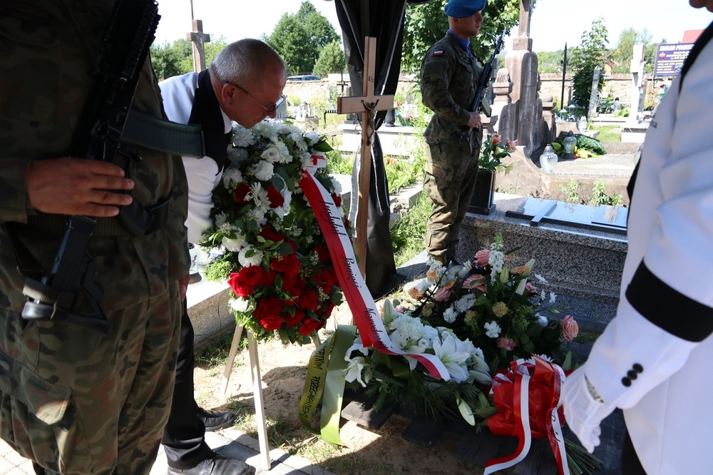 Uroczystości pogrzebowe Ryszarda Chrzanowskiego, żołnierza ZWZ-AK oraz Delegatury Sił Zbrojnych