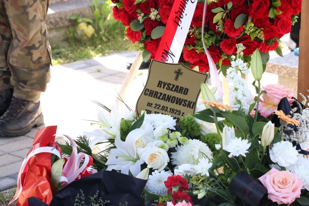 Uroczystości pogrzebowe Ryszarda Chrzanowskiego, żołnierza ZWZ-AK oraz Delegatury Sił Zbrojnych