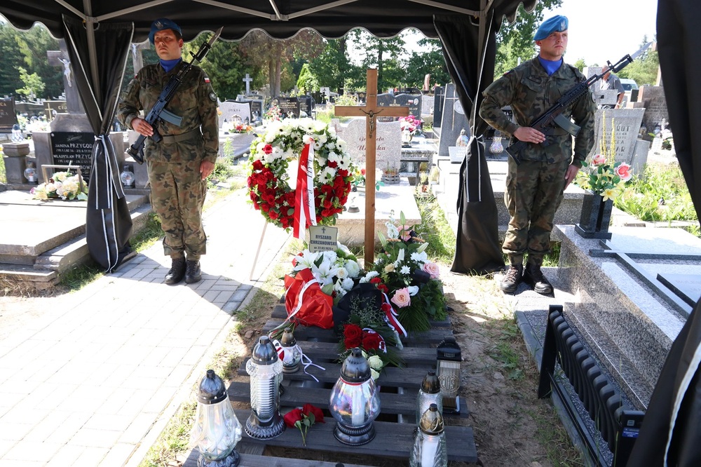 Uroczystości pogrzebowe Ryszarda Chrzanowskiego, żołnierza ZWZ-AK oraz Delegatury Sił Zbrojnych
