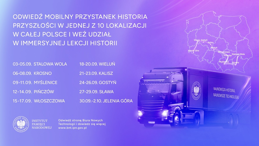Mobilny Przystanek Historia Przyszłości w Świętokrzyskiem