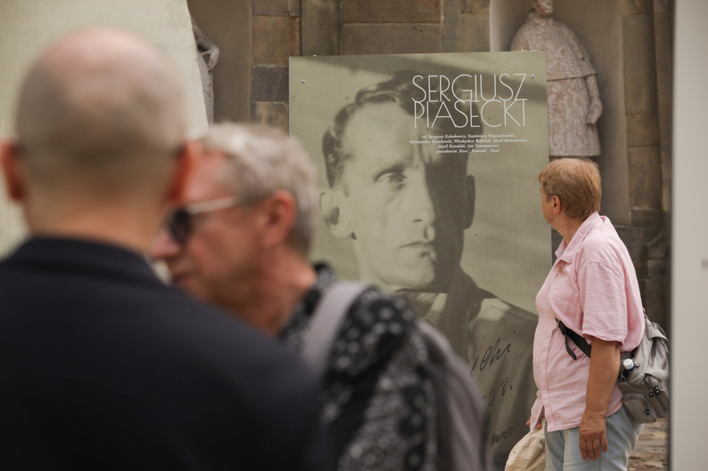 Wystawa o Sergiuszu Piaseckim na Świętym Krzyżu. Fot. Mikołaj Bujak (IPN)