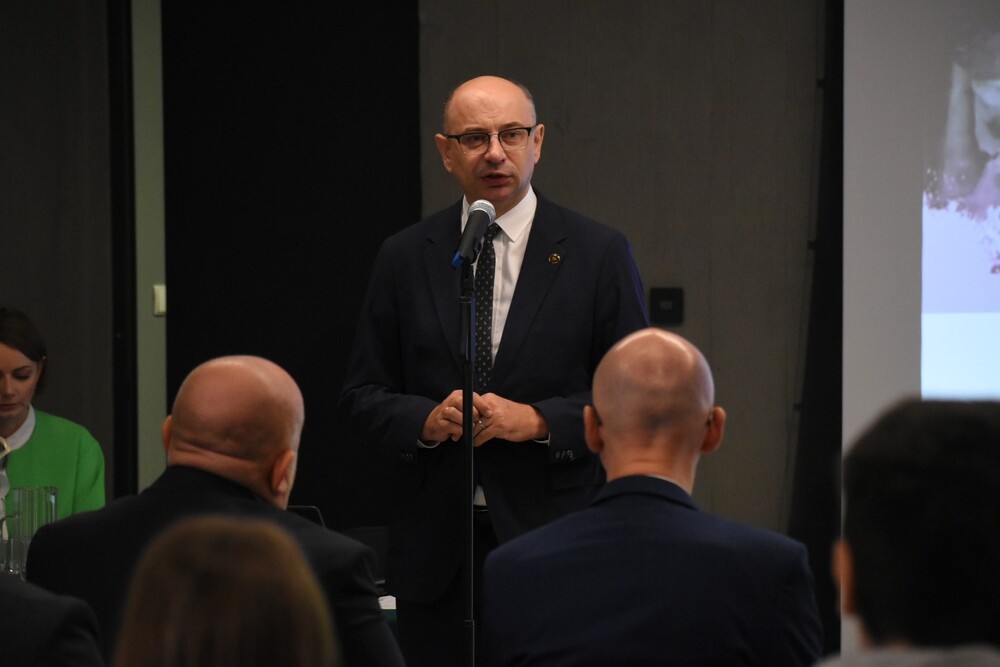 Konferencja „Wieś polska podczas II wojny światowej – Rodzina. Wojna. Pamięć” – Michniów, 9 października 2024. Fot. Dariusz Skrzyniarz (IPN)