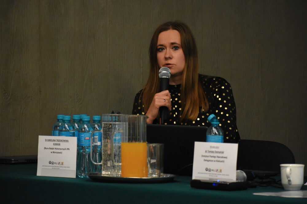 Konferencja „Wieś polska podczas II wojny światowej – Rodzina. Wojna. Pamięć” – Michniów, 9 października 2024. Fot. Dariusz Skrzyniarz (IPN)