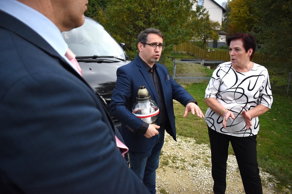 Austriacka delegacja na Kielecczyźnie. Fot. Dariusz Skrzyniarz (IPN)