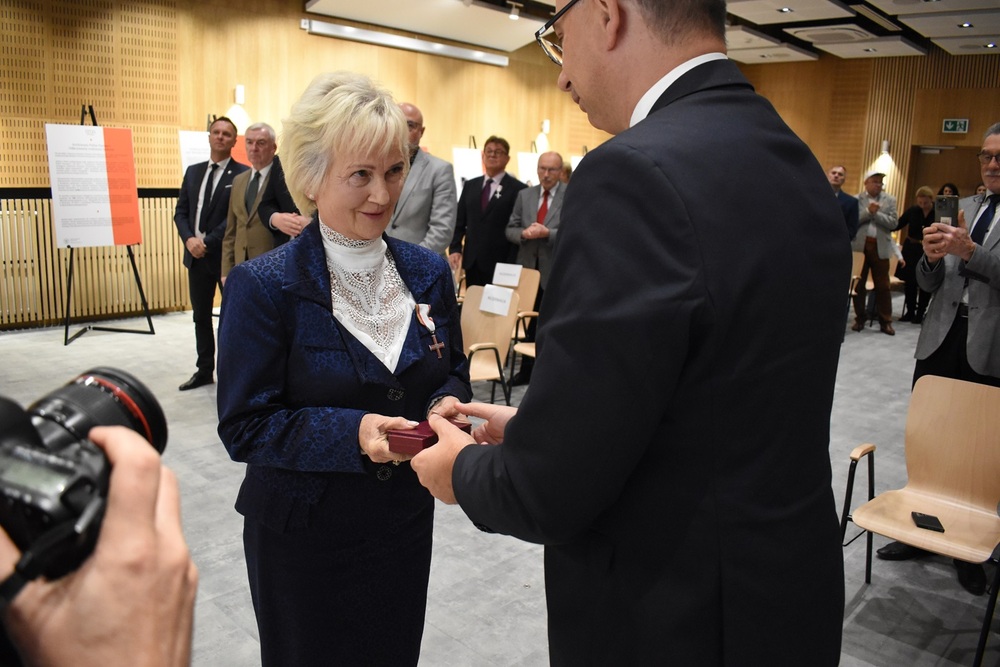 Uroczystość wręczenia Krzyży Wolności i Solidarności – Kielce, 18 października 2024. Fot. Dariusz Skrzyniarz (IPN)