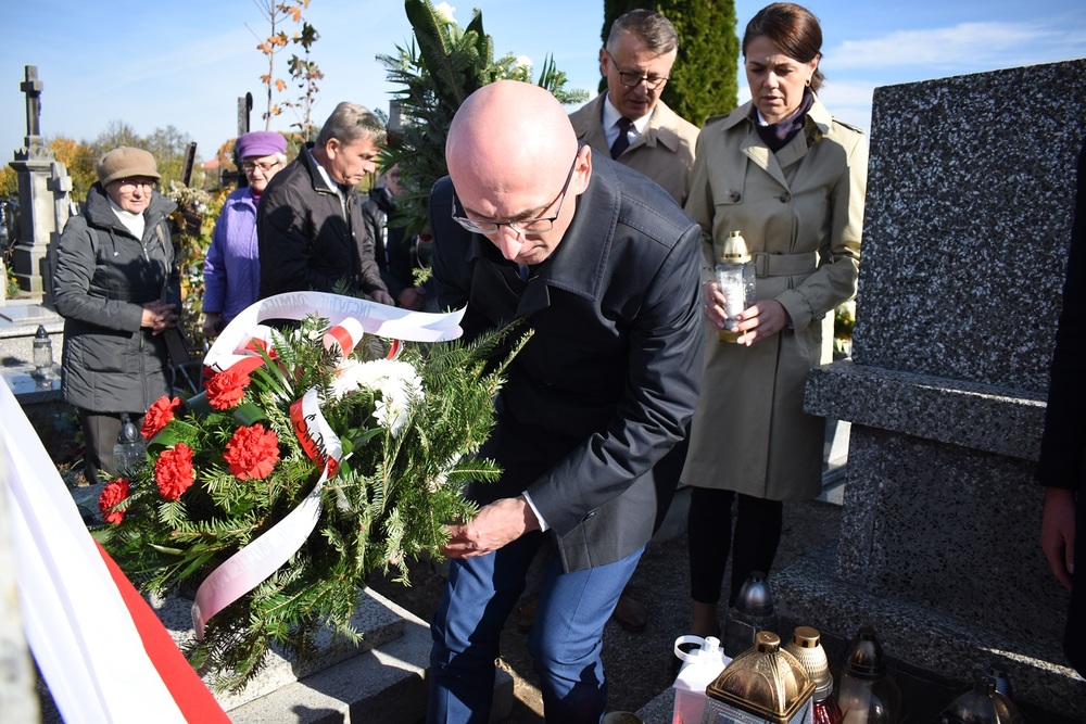 Poświęcenie grobu rodziny Derlatków, ofiar niemieckiej okupacji – Mirzec, 21 października 2024