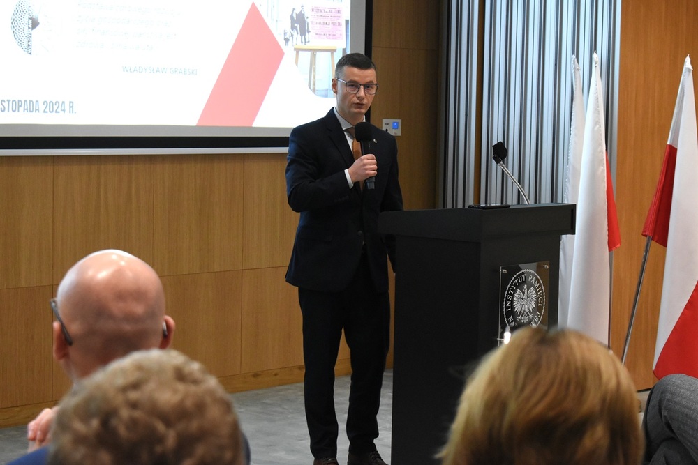 Konferencja „Złoty polski – stulecie reformy walutowej” – Kielce, 22 listopada 2024. Fot. Dariusz Skrzyniarz (IPN)