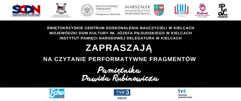 Czytanie wyjątkowego pamiętnika i wykład na teatralnej scenie – Kielce, 15 grudnia 2024