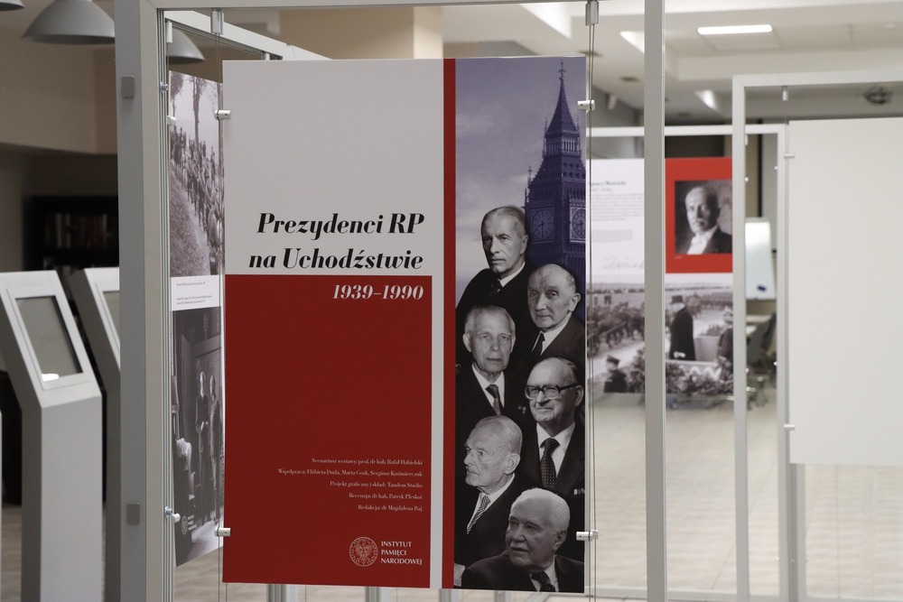 Wystawa „Prezydenci RP na Uchodźstwie 1939-1990” przy Warszawskiej 5