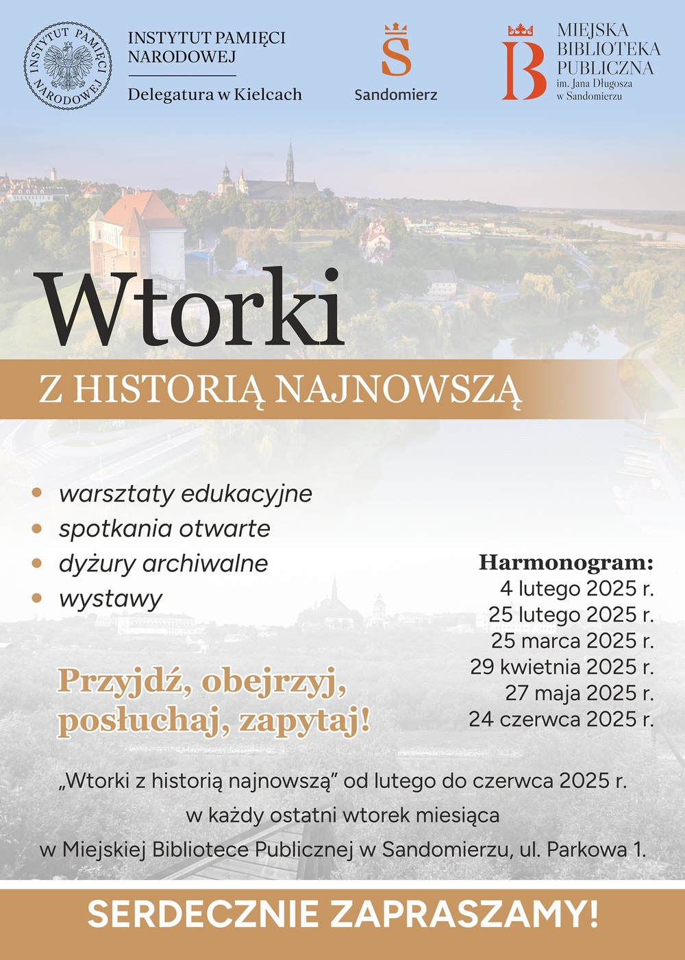 „Wtorki z historią najnowszą” – cykl spotkań w bibliotece w Sandomierzu