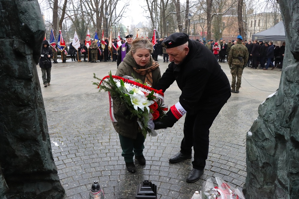 Obchody Narodowego Dnia Pamięci Żołnierzy Armii Krajowej - Kielce, 14 lutego 2025. Fot. Dariusz Skrzyniarz (IPN)