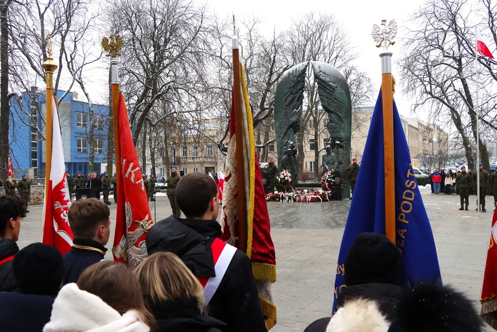 Obchody Narodowego Dnia Pamięci Żołnierzy Armii Krajowej - Kielce, 14 lutego 2025. Fot. Dariusz Skrzyniarz (IPN)