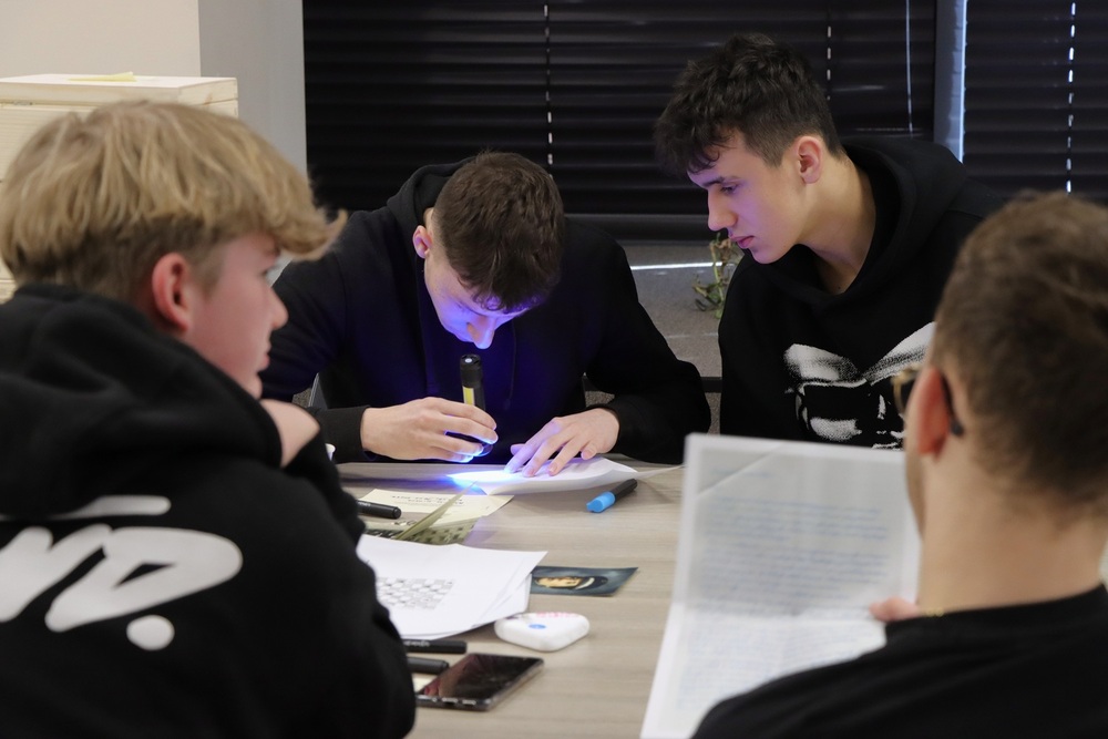 Kolejne zajęcia w projekcie „Silni Polską!”. Fot. Dariusz Skrzyniarz (IPN)