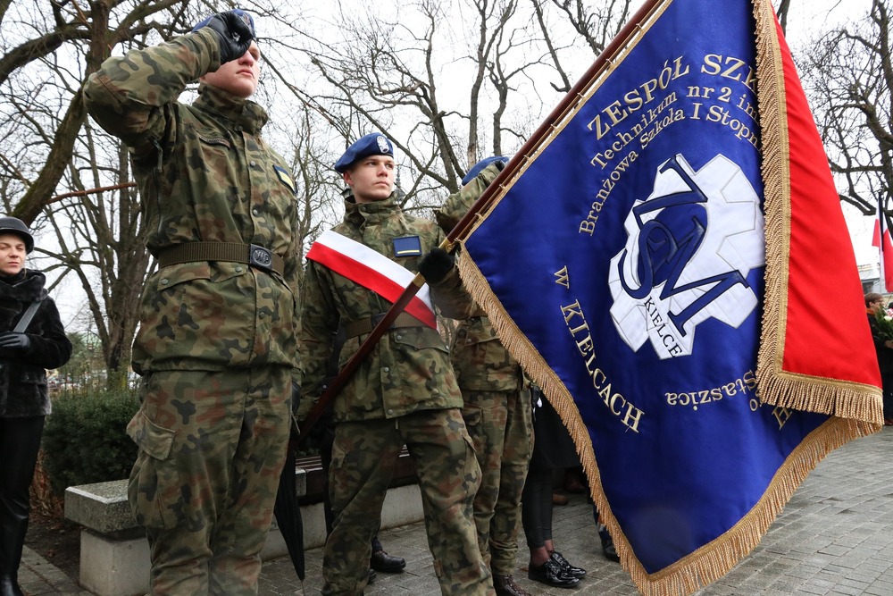 Narodowy Dzień Pamięci Żołnierzy Wyklętych w Kielcach. Fot. Dariusz Skrzyniarz