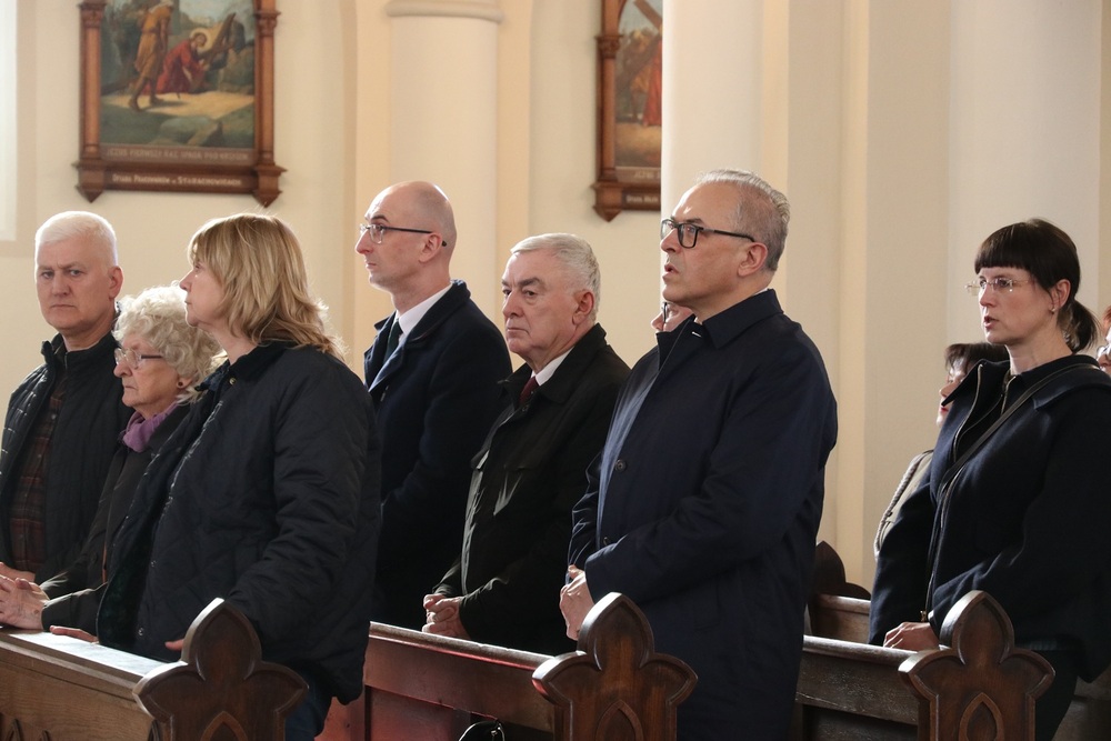 Poświęcenie grobu Ryszarda Chrzanowskiego ps. „Kos” - Bliżyn, 9 marca 2025