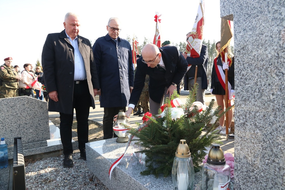 Poświęcenie grobu Ryszarda Chrzanowskiego ps. „Kos” - Bliżyn, 9 marca 2025