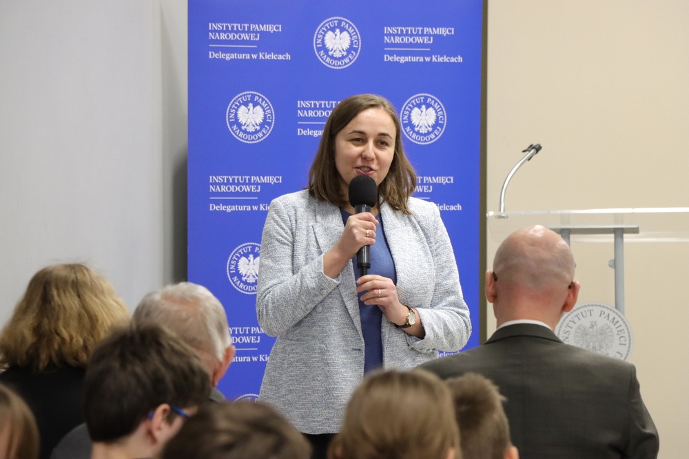 Wernisaż wystawy o Irenie Sendlerowej - Kielce, 24 marca 2025. Fot. Dariusz Skrzyniarz (IPN)