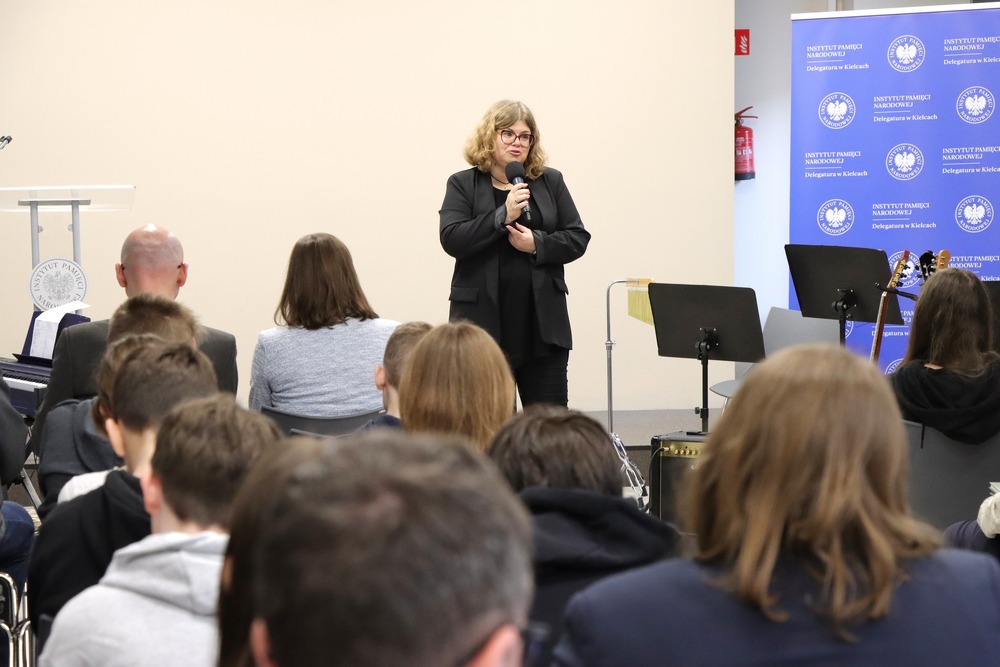 Wernisaż wystawy o Irenie Sendlerowej - Kielce, 24 marca 2025. Fot. Dariusz Skrzyniarz (IPN)
