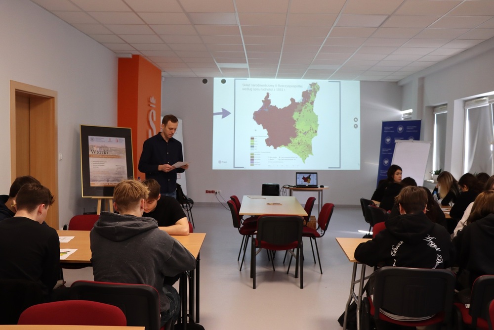 25 marca 2025 - „Wtorek z historią najnowszą” w Sandomierzu. Fot. Ilona Religa-Gola / dr Michał Zawisza (IPN)