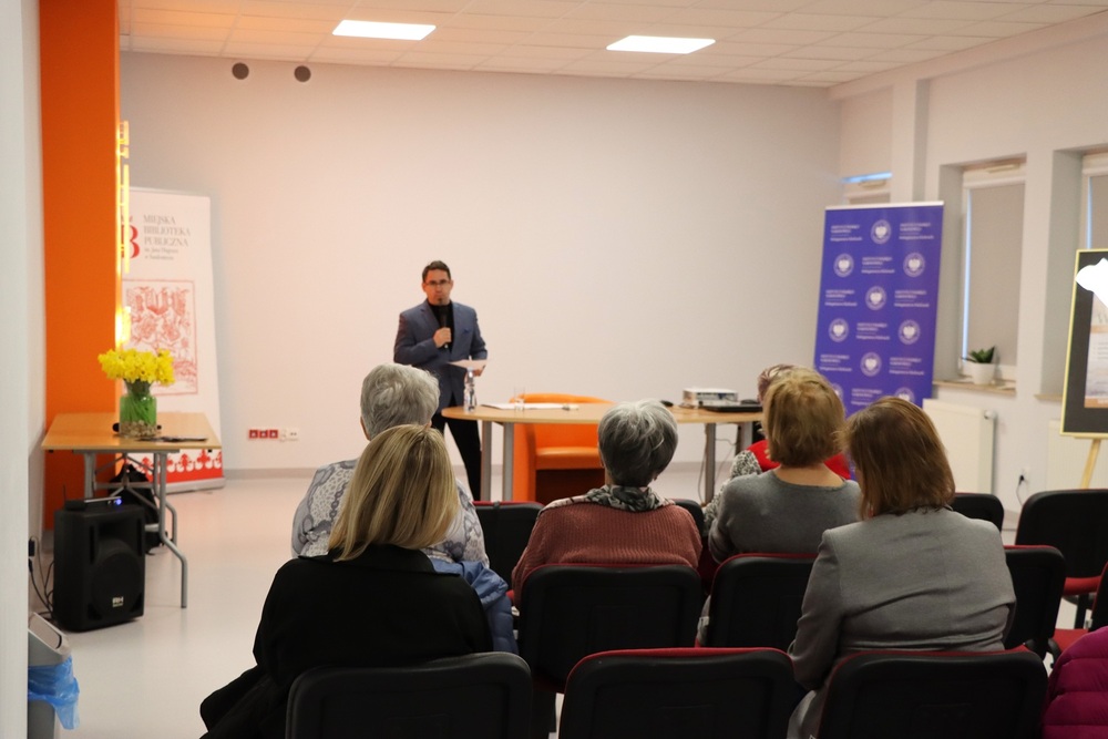 25 marca 2025 - „Wtorek z historią najnowszą” w Sandomierzu. Fot. Ilona Religa-Gola / dr Michał Zawisza (IPN)