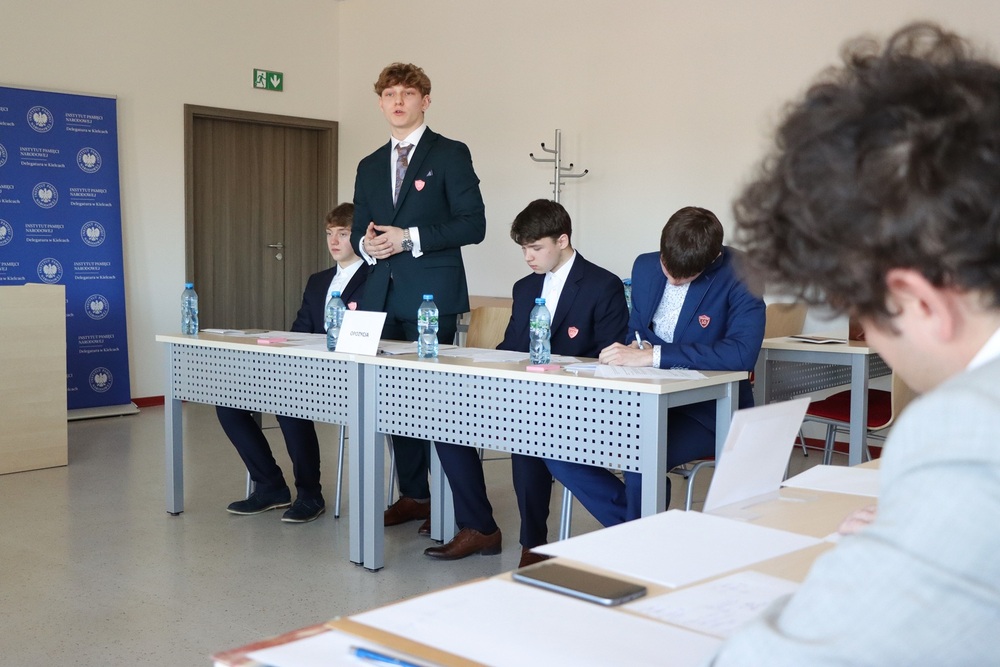X regionalny Turniej Debat Historycznych w Kielcach. Fot. Dariusz Skrzyniarz (IPN)