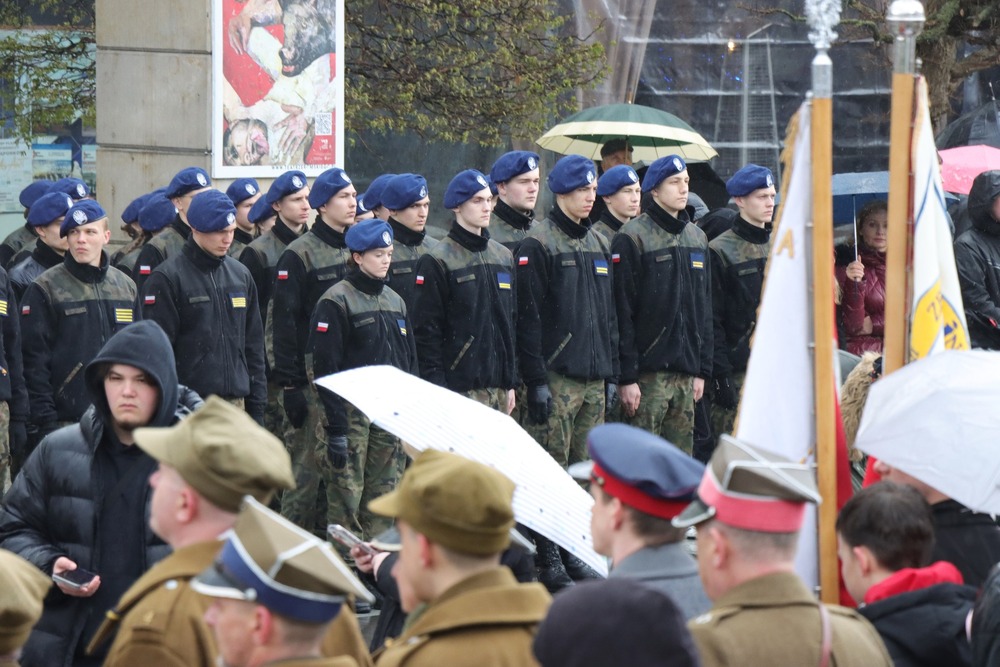 X Kielecki Marsz Katyński. Fot. Dariusz Skrzyniarz (IPN)