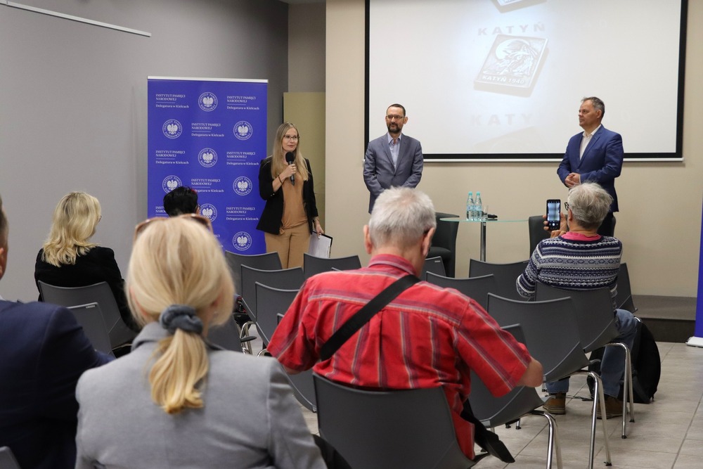 Środa w Przystanku Historia: „Zbrodnia Katyńska. Prawda i pamięć”. Fot. Dariusz Skrzyniarz (IPN Kielce)