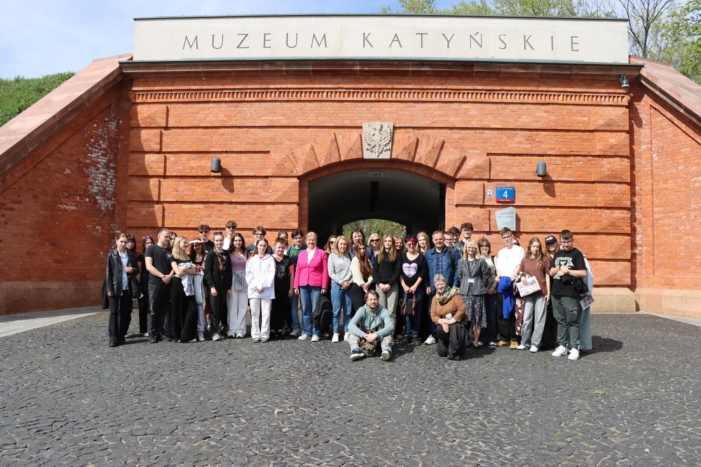 Z wizytą w Muzeum Katyńskim. 16 kwietnia 2025. Fot. Dariusz Skrzyniarz (IPN Kielce)