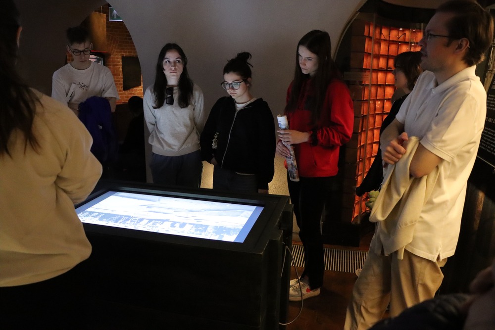 Z wizytą w Muzeum Katyńskim. 16 kwietnia 2025. Fot. Dariusz Skrzyniarz (IPN Kielce)