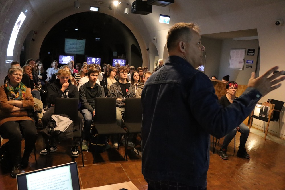 Z wizytą w Muzeum Katyńskim. 16 kwietnia 2025. Fot. Dariusz Skrzyniarz (IPN Kielce)