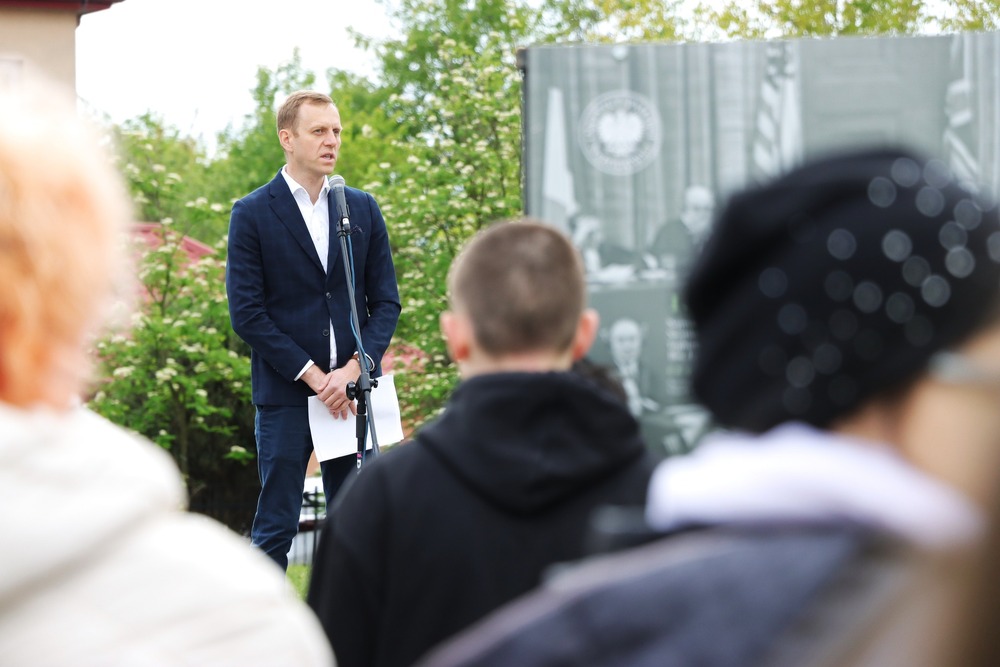 Wystawa „Zbrodnie (nie)osądzone…” – wernisaż w Jędrzejowie. Fot. Dariusz Skrzyniarz (IPN Kielce)