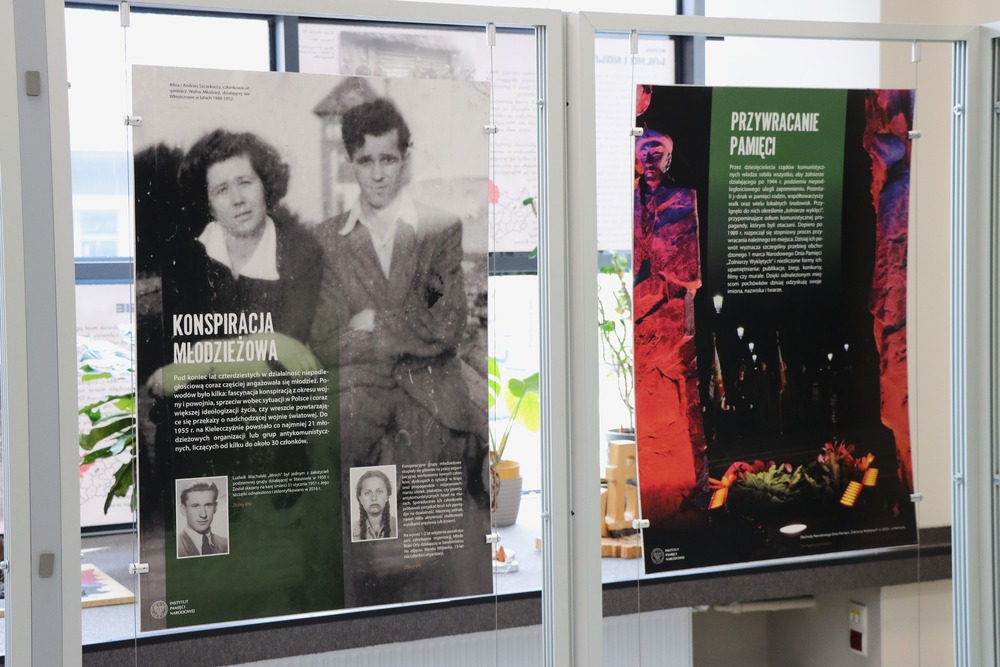 Wystawa „Podziemie niepodległościowe na Kielecczyźnie po 1944 r.” w „Przystanku Historia”. Fot. Dariusz Skrzyniarz (IPN Kielce)