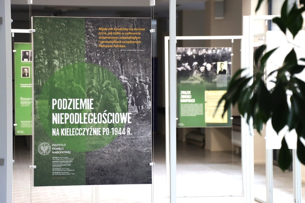 Wystawa „Podziemie niepodległościowe na Kielecczyźnie po 1944 r.” w „Przystanku Historia”. Fot. Dariusz Skrzyniarz (IPN Kielce)
