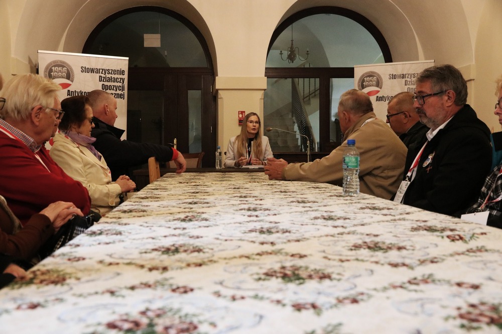 Wystawa „TU rodziła się Solidarność” na Świętym Krzyżu. Fot. Dariusz Skrzyniarz (IPN Kielce)