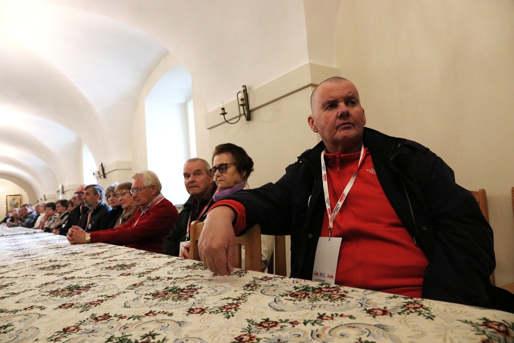 Wystawa „TU rodziła się Solidarność” na Świętym Krzyżu. Fot. Dariusz Skrzyniarz (IPN Kielce)