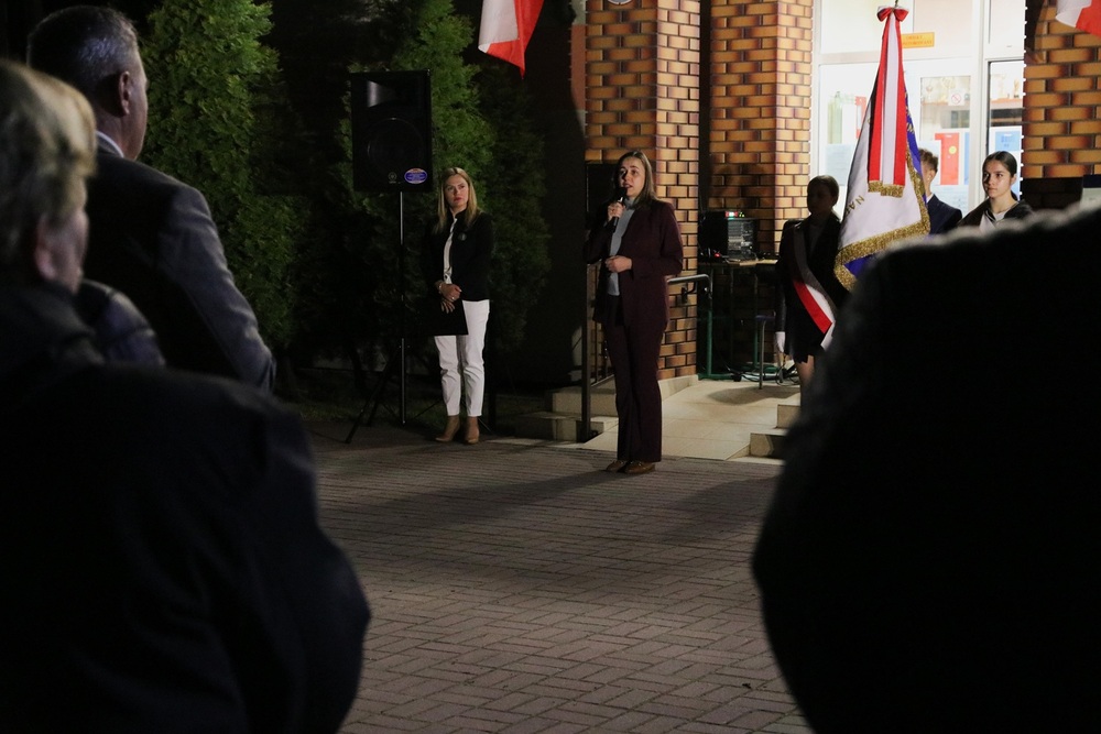 Znicze pamięci w 77. rocznicę śmierci rtm. Witolda Pileckiego – 25 maja 2025. Fot. Dariusz Skrzyniarz (IPN Kielce)