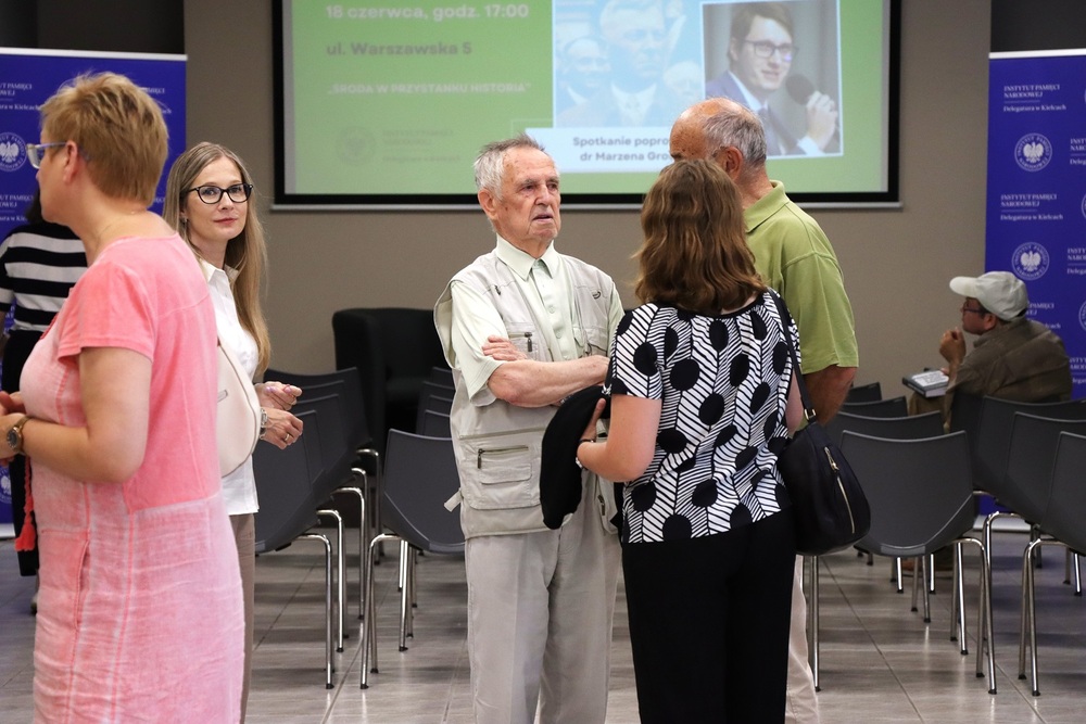 „Środa w Przystanku Historia”: spotkanie z dr. Mateuszem Ratyńskim. Fot. Dariusz Skrzyniarz (IPN Kielce)