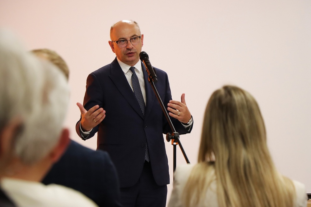 Otwarcie nowej wystawy o Stanisławie Mikołajczyku w Sandomierzu. Fot. Dariusz Skrzyniarz (IPN Kielce)