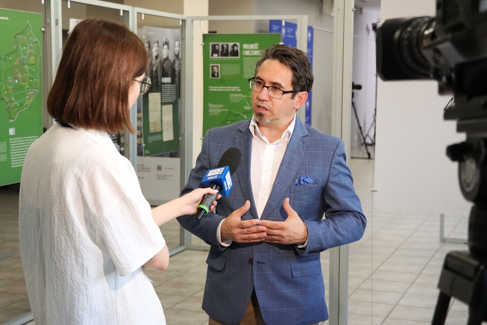 Debata o wpływie niemieckiej okupacji na relacje polsko-żydowskie. Fot. Dariusz Skrzyniarz (IPN Kielce)