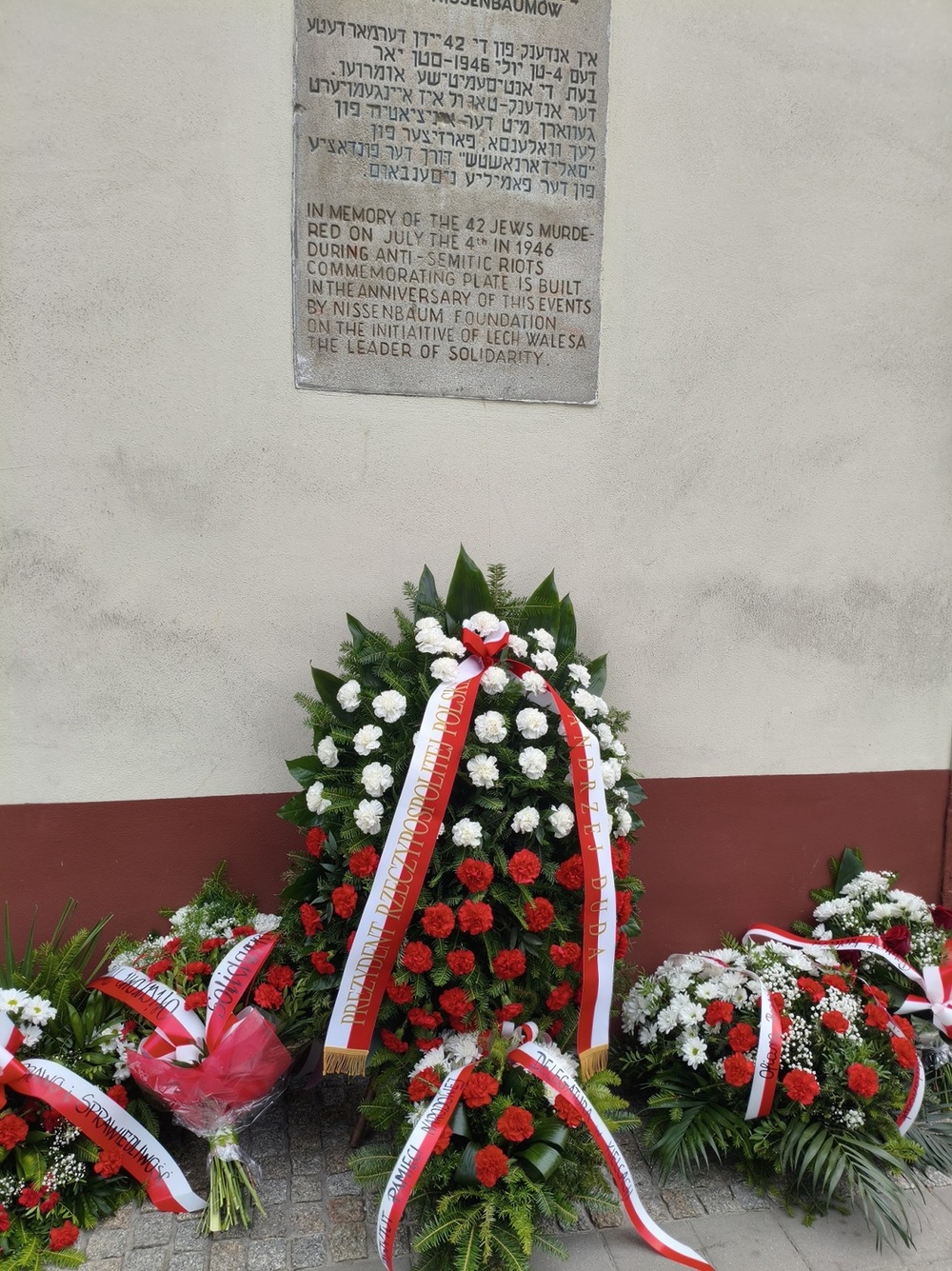 79. rocznica pogromu Żydów w Kielcach. Fot. dr Piotr Juchowski (IPN Kielce)