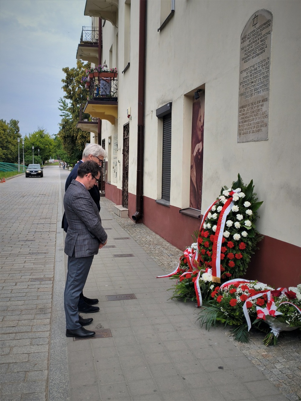 79. rocznica pogromu Żydów w Kielcach. Fot. dr Piotr Juchowski (IPN Kielce)